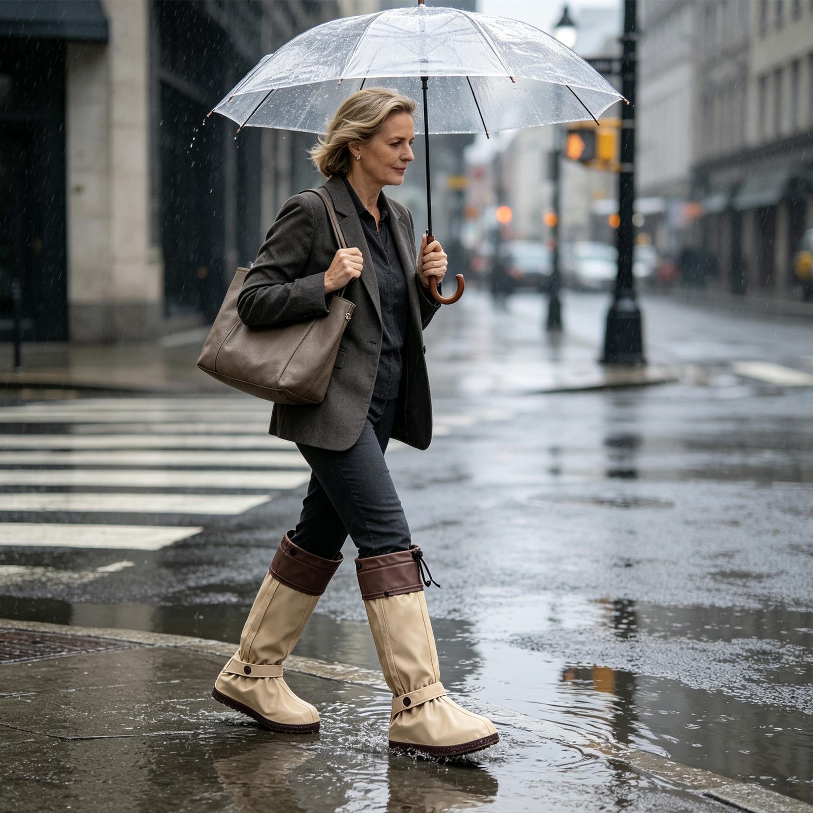 Rain Shoe Covers Reusable Fold - Cycling Commute Shoes recension och pris